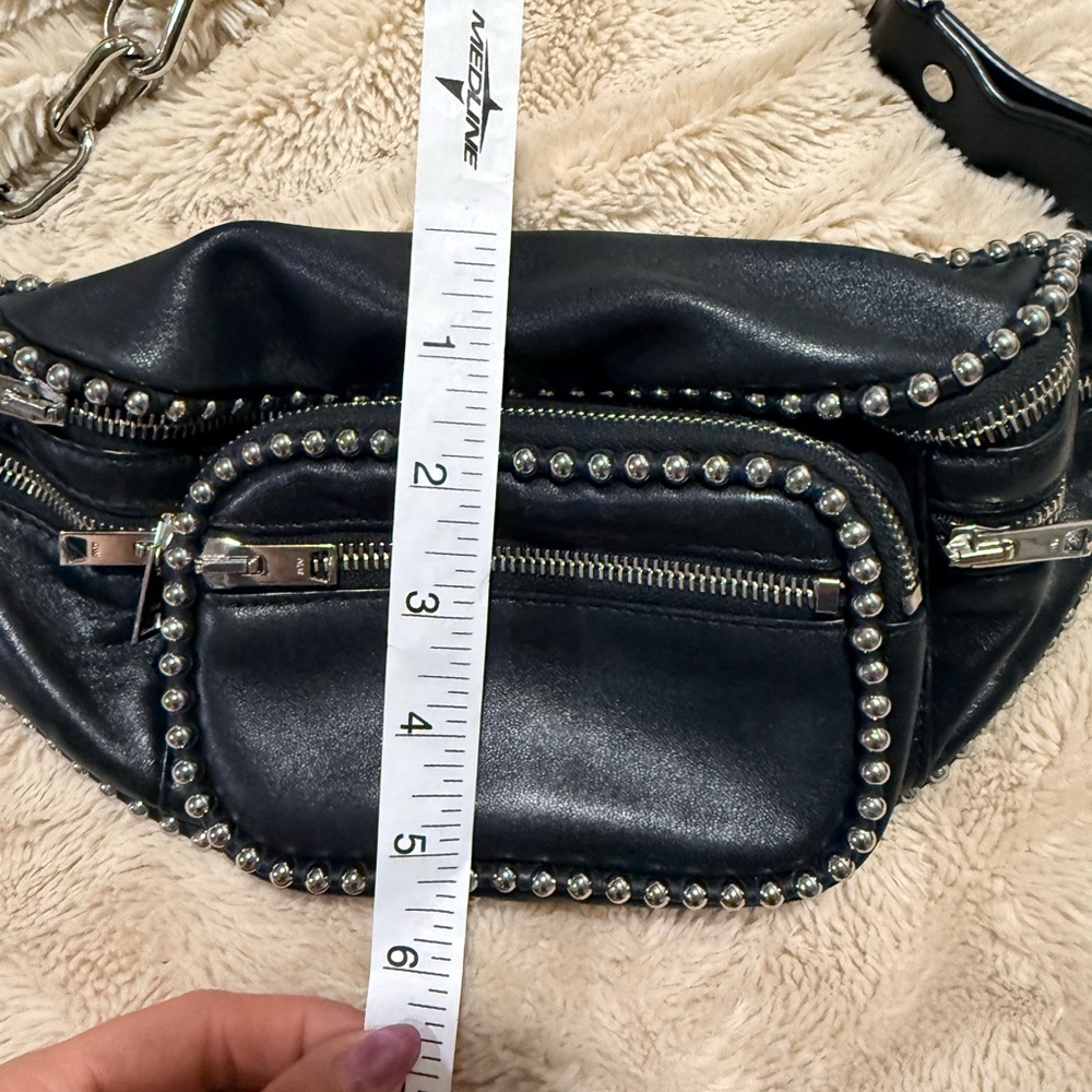 Alexander Wang Studded Black Bum Bag - Picture 9 of 10